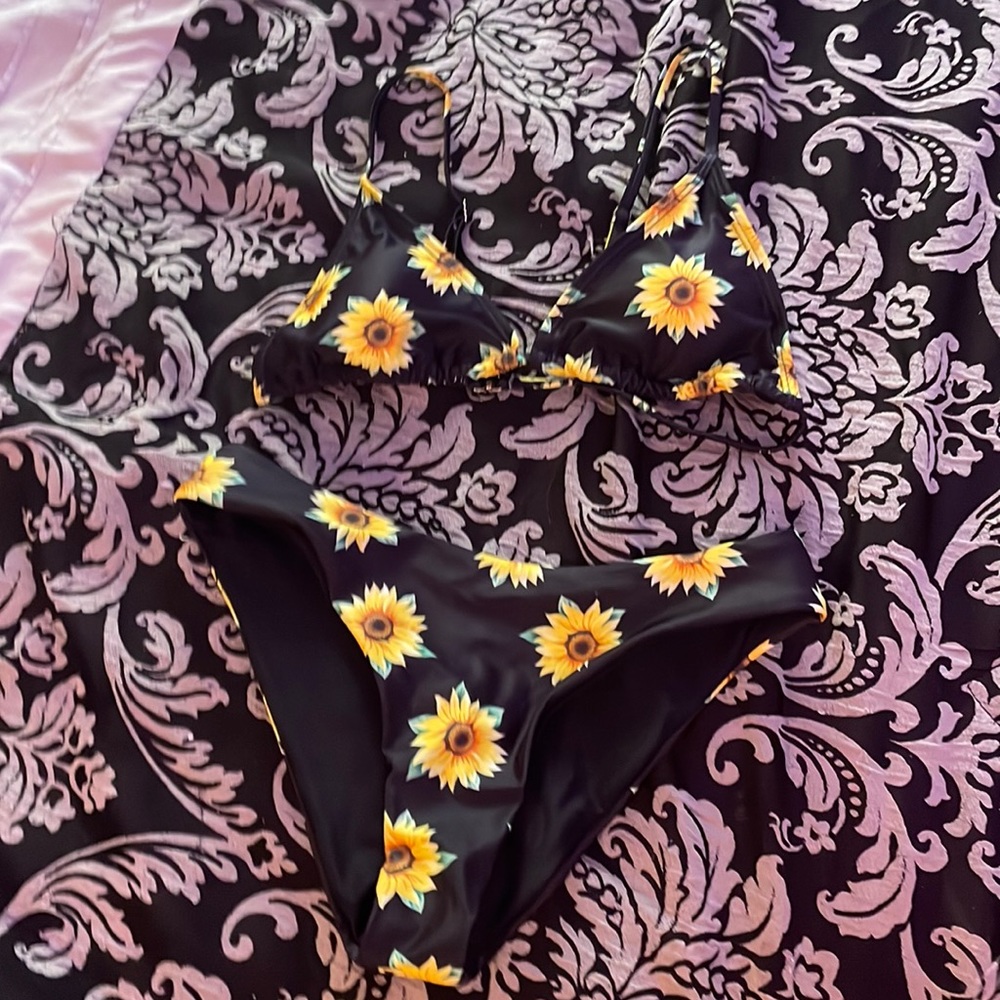 Shein Sunflower Bikini